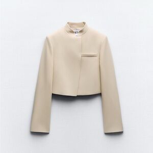 Zara Cream Women's Blazer